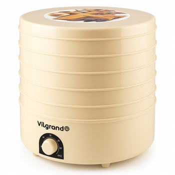 Устройство для сушки фруктов и овощей с вентилятором VILGRAND VDF520-20
