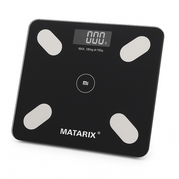 Умные напольные весы с приложением MATARIX MX-454 App 180кг, Весы напольные для анализа тела GN-97