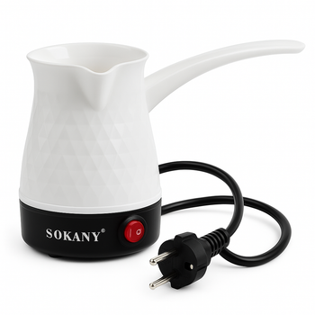 Електрична турка Sokany SK-219 500мл 500Вт для кави White