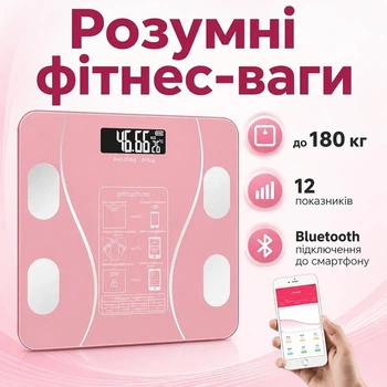 Умные диагностические весы с Bluetooth и LCD-дисплеем TY-619