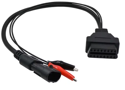 Переходник OBD 2 с 3 pin на 16 pin Fiat Lanceia Chery Amulet