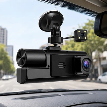Автомобильный видеорегистратор A22 на 3 камеры с Full HD, Wi-Fi и камерой заднего вида