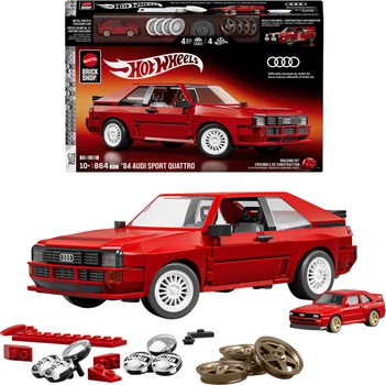 Колекційна машинка-конструктор Mattel Brick Shop Audi ‘84 Sport Quattro серії Elite (JLK39)