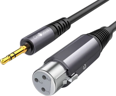 Аудиокабель CHOSEAL QS3555T5 3.5 мм — XLR, 5 м