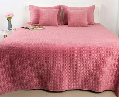 Покрывало ТЕП. Велюровое Мозаика Mesa rose-240х260
