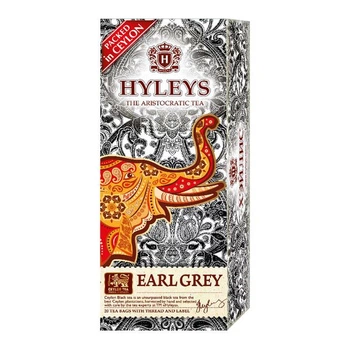 Чай Хейліс Hyleys чорний Ерл Грей (слон) (20 пакетиків)