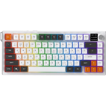 Клавиатура Ajazz AF82 Grey/White/Orange (AF82-GWO) [175685]