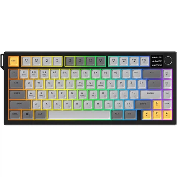 Клавиатура Ajazz AF82 Black/Grey/Yellow (AF82-BGY) [175683]