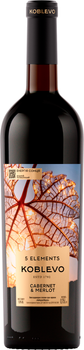 Вино Koblevo 5 Elements Каберне-Мерло червоне сухе 0.75 л (4820292030570)