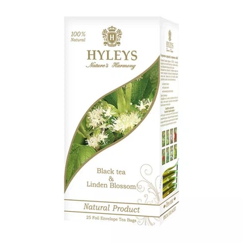 Чай Хейліс Hyleys Гармонія чорний з липою (25 пакетиків)