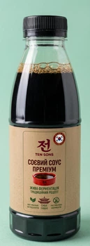 100% Натуральний Соєвий соус Ферметований Organat 0.5л