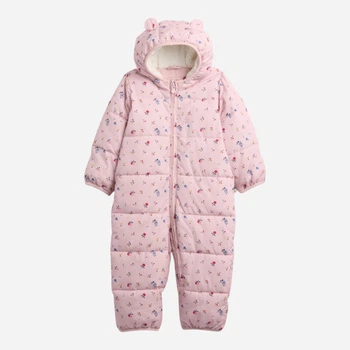 Детский зимний слитный комбинезон для новорожденных GAP 715009810 50 см Розовый (1159860597)