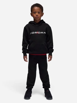 Детский теплый спортивный костюм (худи + штаны) для мальчика Nike Jordan 771931488 86-92 см Черный (1161283535)