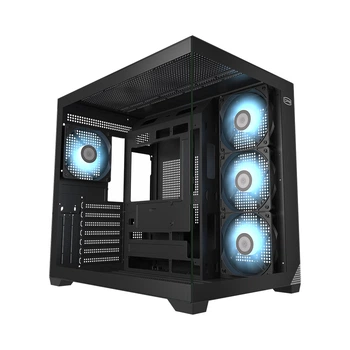 Корпус PcCOOLER CPS C3 T700 ARGB BK чорний ATX/Micro ATX/Mini-ITX/BTF без БП (LxWxH)420x285x400мм/