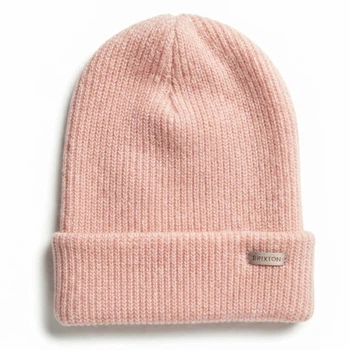 Жіноча шапка Brixton Alpha beanie зимова рожева універсальна