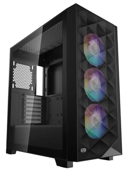 Корпус PcCOOLER CPSC3D510 BK ARGB чорний E-ATX/ATX/Micro ATX/Mini-ITX без БП (LxWxH)455*220*491мм/