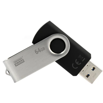 USB-флешка Goodram UTS2 Twister 64 ГБ USB 2.0 UTS2-0640K0R11 (EC8689BE7369)