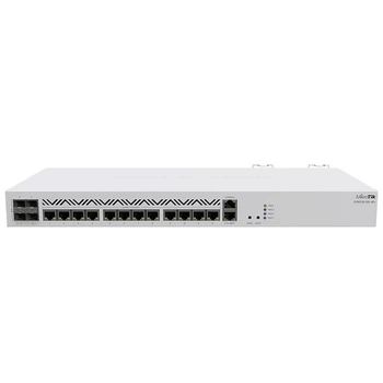 Маршрутизатор MikroTik CCR2116-12G-4S+ 13×Gigabit LAN M.2 PCIe RouterOS L6 1U RM Dual PS (AEE325005ED4)
