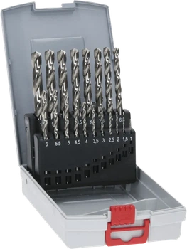 Набір спіральних свердел по металу Bosch Professional PRO Metal HSS-G DIN 338 1-13 мм 25 шт (2608587017)