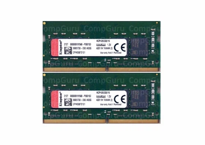 Оперативна пам'ять для ноутбука Kingston DDR4 32GB (2x16GB) 2666MHz SO-DIMM PC4-2666 (KCP426SS8K2/32)