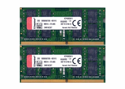 Оперативная память для ноутбука Kingston DDR4 32GB (2x16GB) 2666MHz SO-DIMM PC4-2666 (KCP426SD8K2/32)