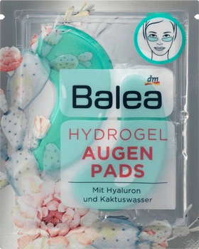 Гідрогелеві патчі під очі Кактусова вода Balea 2 шт