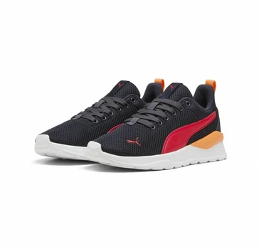 Подростковые кроссовки для девочки Anzarun Lite Jr черные с красным 38.5 (4067983712197) (24.5 см)