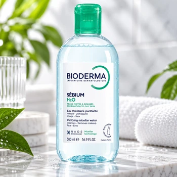 Мицеллярная вода Bioderma Sebium H2O мицеллярный лосьон для лица 500 мл