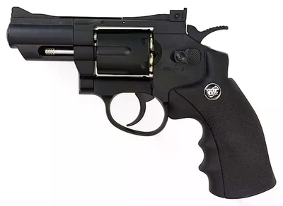 Пневматичний револьвер WinGun 708 4.5мм — металева CO2-копія Smith & Wesson
