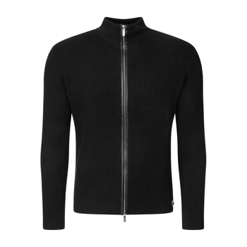 Кофта-кардиган на змійці Karl Lagerfeld 3XL чорний 655020-564305
