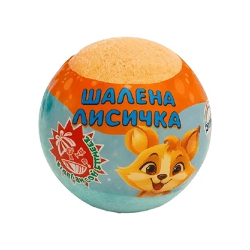Бомба для ванны Аква Шайн Безумная Лисичка 100 г