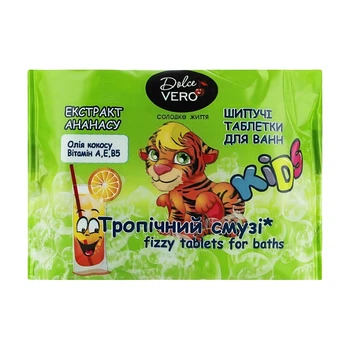 Средство косметическое для ванны Dolce Vero Kids Тропический смузи 50 г