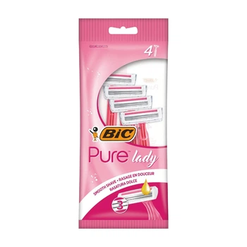 Бритва Bic Pure Lady 3816 розовая 4 шт