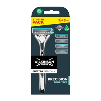 Бритва одноразовая Wilkinson Sword Quattro Sensitive 4 сменных картриджа