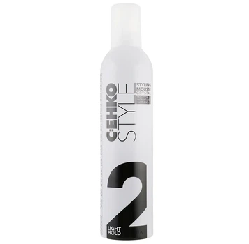 Піна для волосся C:EHKO STYLE CRYSTAL Styling Mousse Light Hold 2* легкої фіксації 400 мл