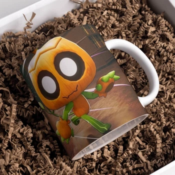 Чашка глянцева Dandy's world Roblox У світі Денді Роблокс Персонаж Гурді Gourdy 330 мл (СД00751)