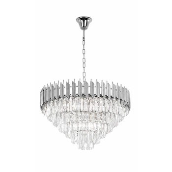 Люстра подвесная LUMINARIA VALERY 12xE14 R750 CHROME/CRYSTAL 220V IP20