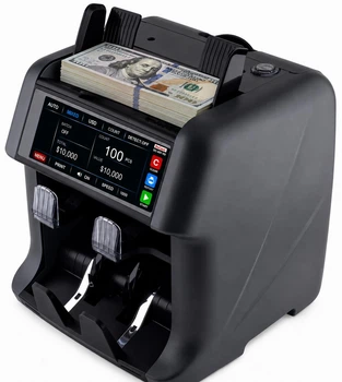 Двухкарманный Счетчик Денег DoCash DC-55V HD 2CIS Сортировщик Валют до 25 Валют с Автоопределением, Режимом "МИКС" и Проверкой Подлинности