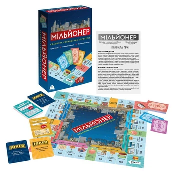 Настольная игра Миллионер 2244_C для 2-4 игроков от 12 лет