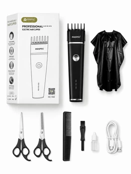Машинка для стрижки волос детская и взрослая Rospec HC-100B Black