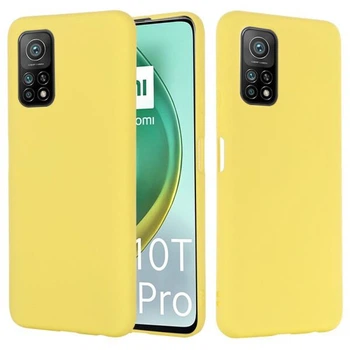 Силіконовий (TPU) чохол Deexe Silicone Case для Xiaomi Mi 10T / Mi 10T Pro - Yellow