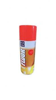 Аэрозольная краска Belife Fluor Paint 400 мл флуоресцентная красная (1001)