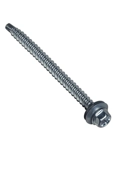 Саморіз покрівельний для дерева з шайбою 4,8х60 RAL ЦБ (уп 100 шт.)