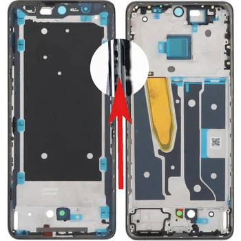 Рамка дисплея для Realme 11 Pro, Realme 11 Pro+ Plus (уценка - черная PRC)