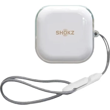 Чехол Aolang, совместимый с Shao Yin Comfort Ring, с открытой посадкой и защитой от воздуха, для беспроводных наушников SHOKZ T511 с полной защитой и противоударным покрытием, прозрачный, с ремешком для наушников внутри чехла.