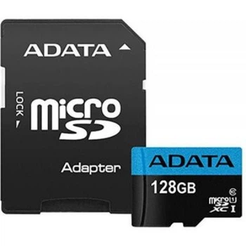 Карта памяти ADATA 128GB microSD class 10 UHS-I A1 Premier (AUSDX128GUICL10A1-RA1) (356001)