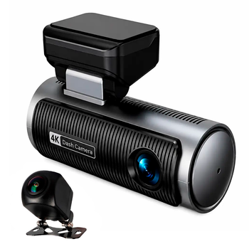 Автомобильный видеорегистратор Terra HD-319 4K+4K, Wi-Fi, 2 камеры