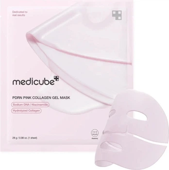 Maska do twarzy hydrożelowa Medicube Pink z kolagenem 28 g (8800256108046)