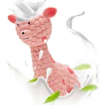 Латексная игрушка для собак EETOYS в виде розового оленя, забавная интерактивная игрушка для чистки зубов со звуками, средство от скуки для домашних животных.