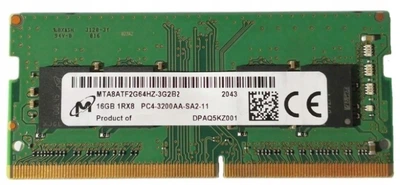 Пам'ять Micron 16 GB SO-DIMM DDR4 3200 MHz (MTA8ATF2G64HZ-3G2B2)